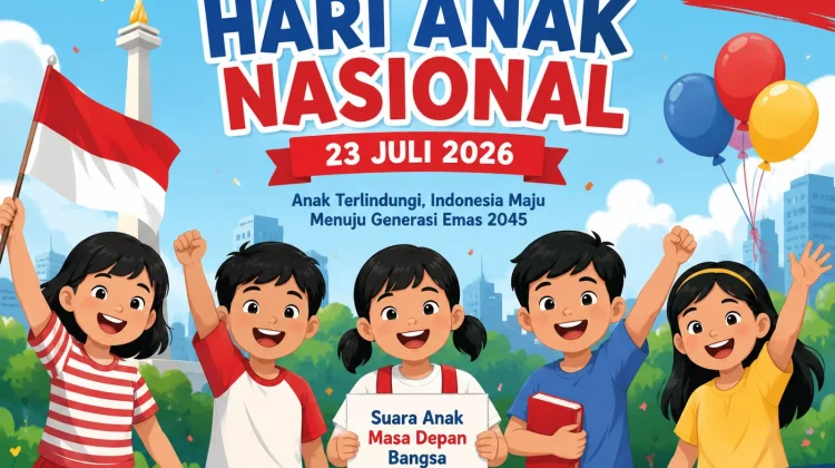 Hari Anak Nasional 2026, Momentum Wujudkan Generasi Emas Indonesia
