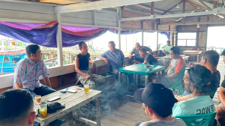 Satintelkam Polres Natuna Pererat Sinergi dengan Nelayan Desa Tanjung