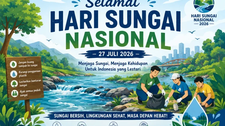 Hari Sungai Nasional 2026: Menjaga Sungai, Menjaga Kehidupan