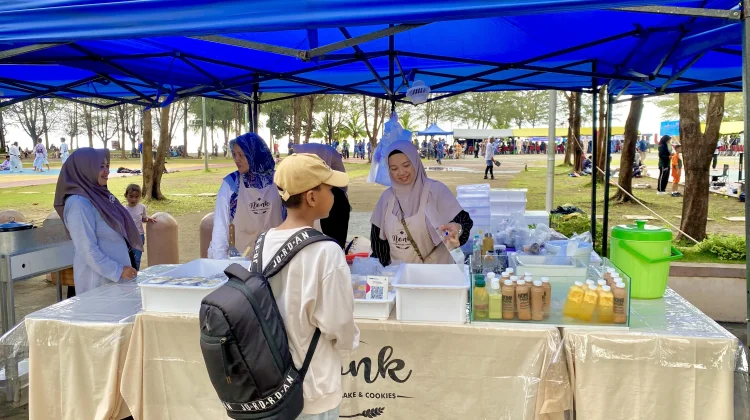 Bazar HUT TNI AU ke-79 Dongkrak Semangat Pelaku UMKM Natuna