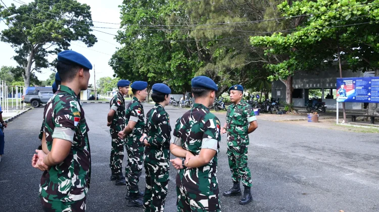 Lanud RSA Natuna Tanamkan Disiplin dan Jiwa Korsa kepada Personel Baru