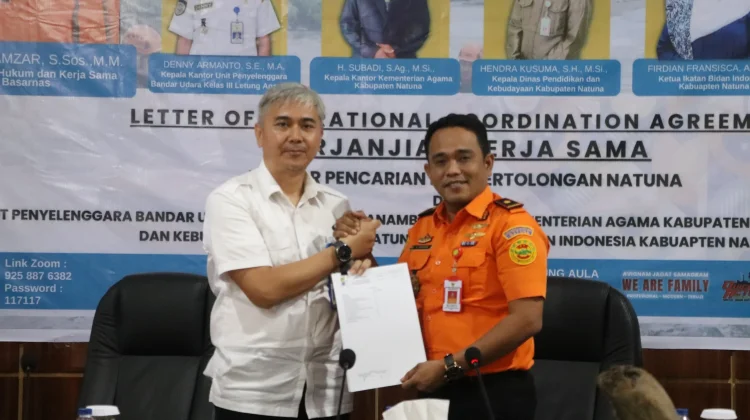SAR Natuna dan UPBU Letung Perkuat Koordinasi Operasi Pencarian dan Pertolongan