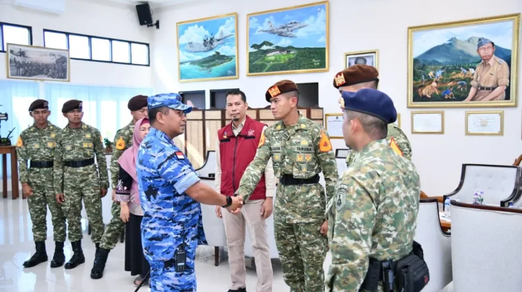 Taruna Akademi TNI Tiba di Natuna, Danlanud Ajak Manfaatkan Pengabdian untuk Masya