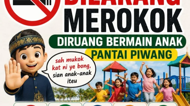 Larangan Merokok di Ruang Bermain Anak Pantai Piwang