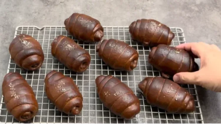 Resep Triple Choco Salt Bread