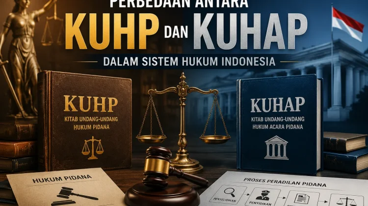 Perbedaan antara KUHP dan KUHAP dalam Sistem Hukum Indonesia