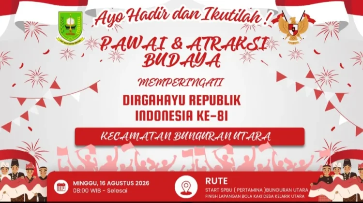 Pawai dan Atraksi Budaya Meriahkan HUT RI di Bunguran Utara