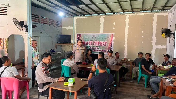 Polsek Serasan Buka Ruang Aspirasi dengan Masyarakat