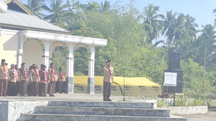 Kwaran Bunguran Timur Laut Gelar Upacara Hari Pramuka ke-65