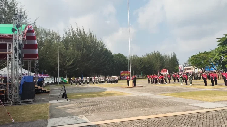 Sekda Natuna Pimpin Gladi Bersih Upacara Bendera HUT RI ke 81