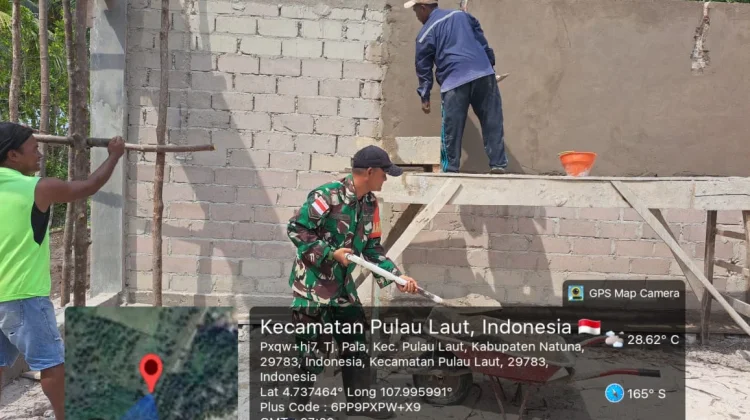Babinsa Dukung Pembangunan Koperasi Desa