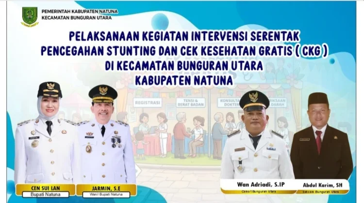 Bunguran Utara Gelar Cek Kesehatan Gratis