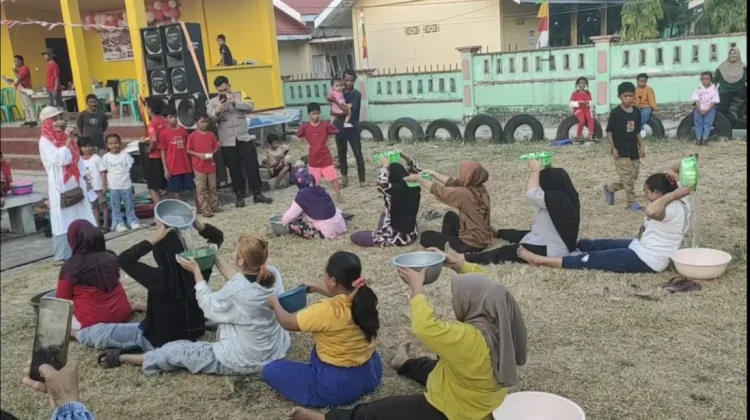 Meriahnya Permainan Rakyat di RW 001 Sepempang