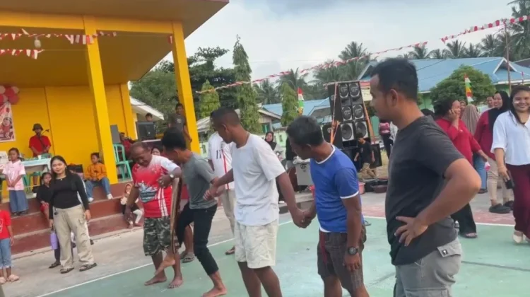 Meriahnya Permainan Rakyat di RW 001 Sepempang
