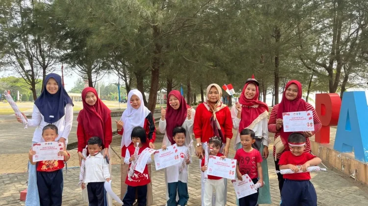PAUD Teratai Lanal Gelar Lomba Meriahkan HUT RI