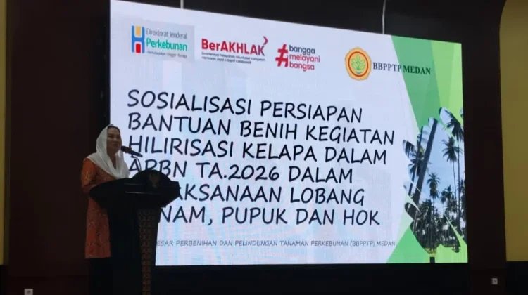Sosialisasi Bantuan Benih Kelapa di Bunguran Utara