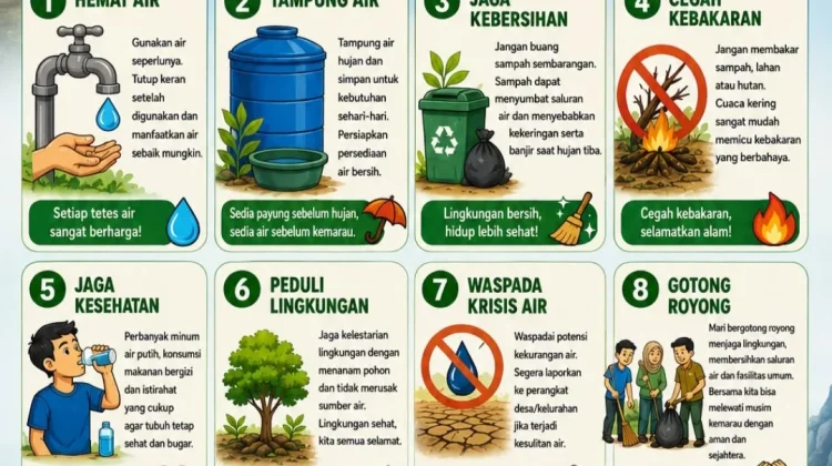 Pemdes Cemaga Imbau Warga Waspadai Musim Kemarau