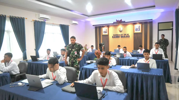 Lanud RSA Natuna Gelar Tes Psikologi 15 Calon tamtama PK TNI AU