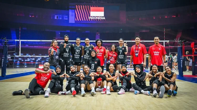 Indonesia Lolos Perempat Final AVC usai Libas Australia