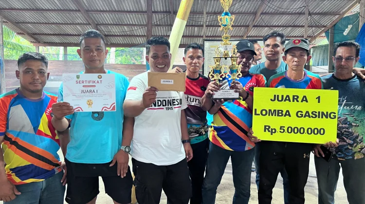 Desa Cemaga Selatan Juara Turnamen Gasing