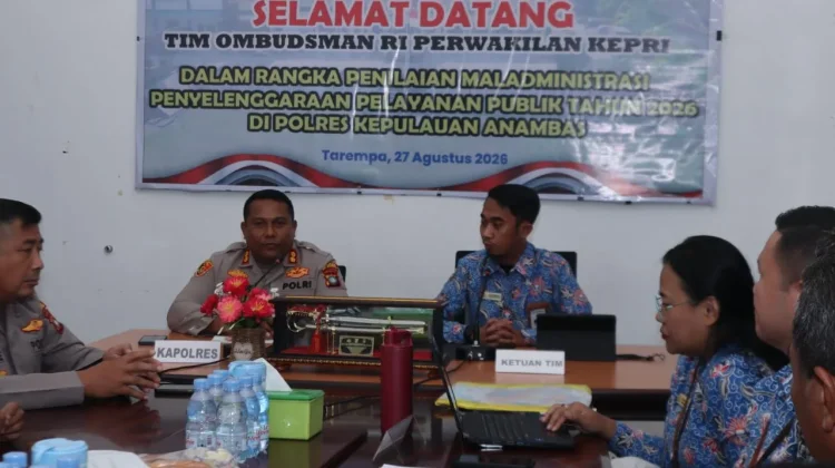 Ombudsman Kepri Dorong Polres Anambas Perkuat Pelayanan Publik