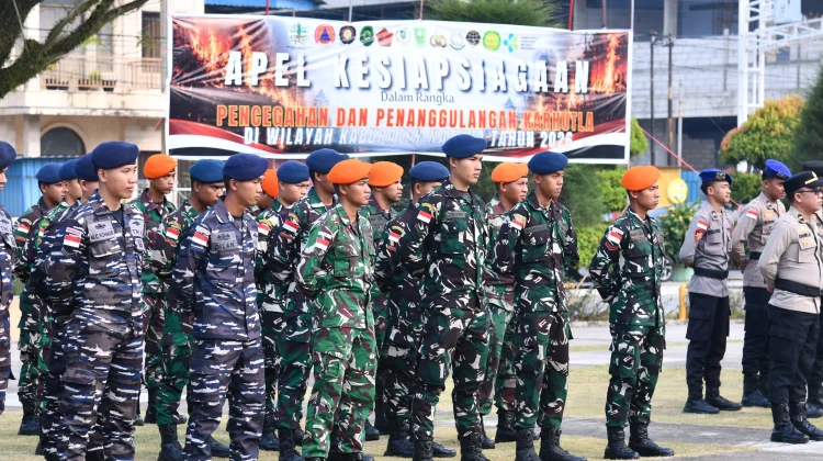 Lanud RSA Siagakan Personel Dukung Pencegahan Karhutla di Natuna