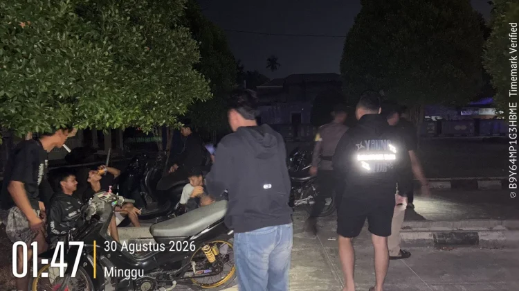 PAMAPTA Polres Natuna Gelar Patroli di Sejumlah Lokasi