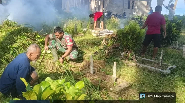 Komsos, Babinsa Kadur Imbau Warga Waspada