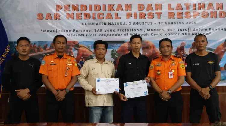KPP SAR Natuna Berikan Piagam Ata KUPS Geopark Gunung Ranai