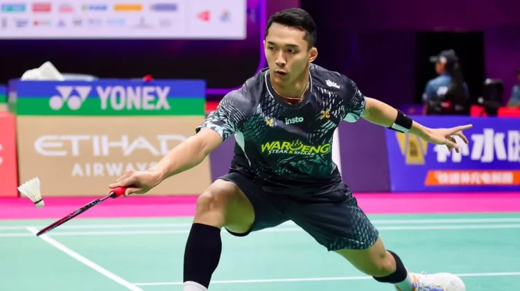 Jonatan Christie Amankan Tiket 16 Besar China Masters