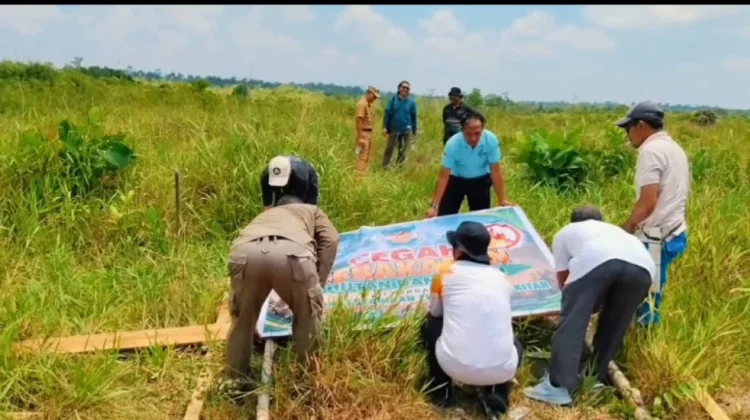 Imbauan Larangan Karhutla di Bunguran tengah Digencarkan