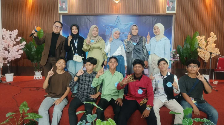 Enam Perwakilan SMAN 1 Bunguran Timur Tampil di Bintang Radio RRI Ranai 2026