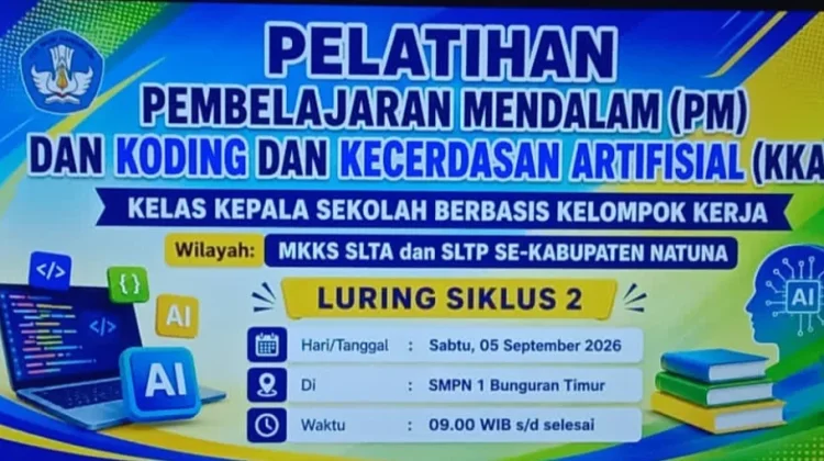 Pelatihan Pembelajaran Mendalam dan Koding Digelar