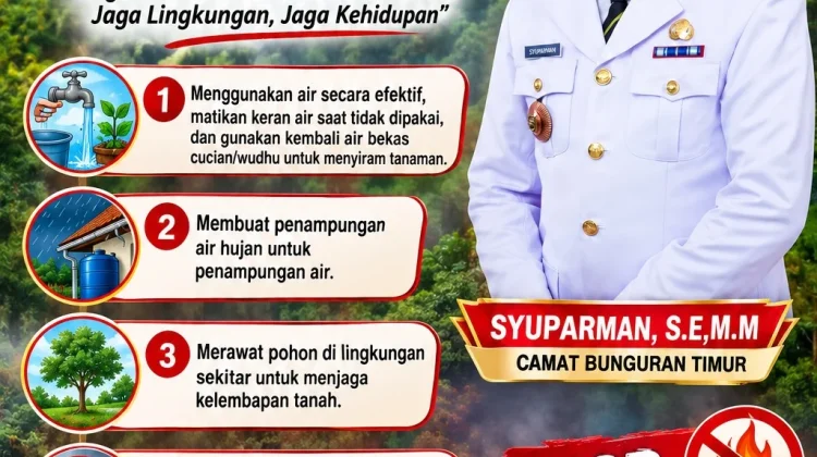 Antisipasi Kabut Asap, Kecamatan Bunguran Timur Keluarkan Himbauan Stop Karhutla