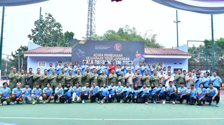 Danlanud RSA Ikuti Turnamen Tenis di Jakarta