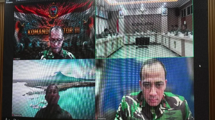 Danlanud RSA Natuna Ikuti Rapat Sinkronisasi Doktrin TNI AU Swa Bhuwana Paksa
