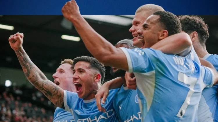 10 Pemain, City Tetap Menang! Haaland Bungkam Manchester United