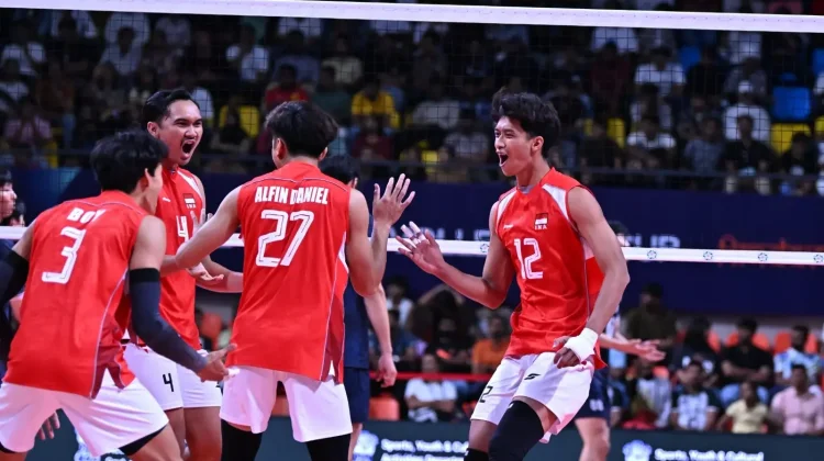 Skuad Voli Putra Indonesia di Asian Games 2026