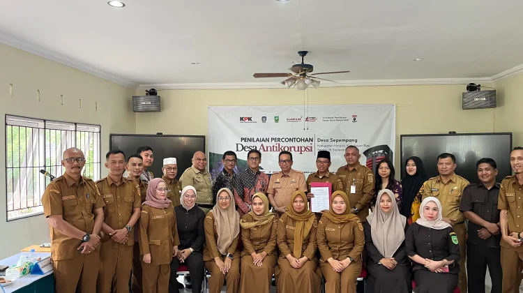 Desa Sepempang Raih Nilai 96 Kategori Istimewa dalam Penilaian Antikorupsi