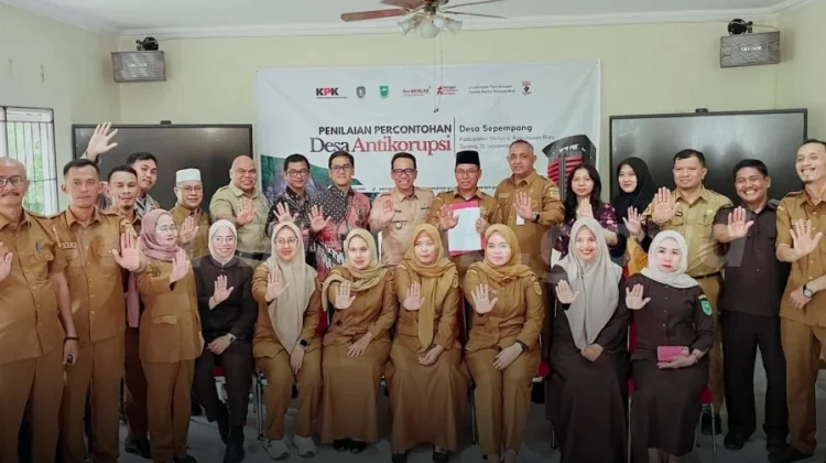 Desa Sepempang Raih Nilai 96 Desa Antikorupsi