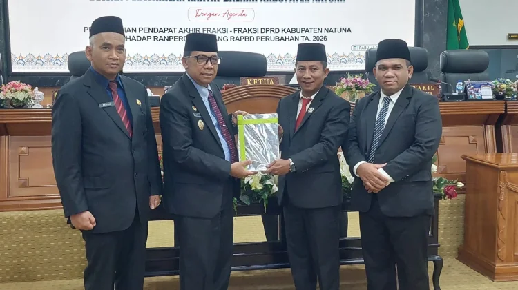 DPRD Natuna Setujui APBD Perubahan 2026, Anggaran Rp1,056 Triliun