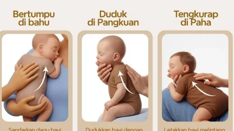Manfaat Menyendawakan Bayi setelah Menyusui