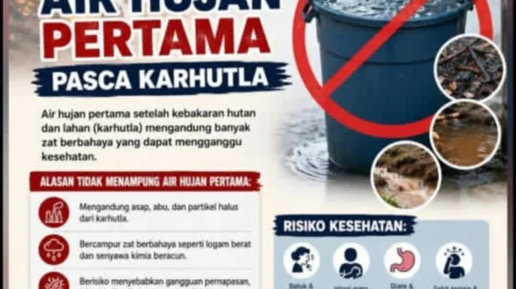 Puskesmas Ranai Perkuat Imbauan Air Hujan