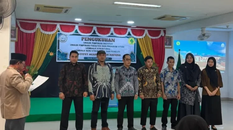 IAI Natuna Kukuhkan Pimpinan