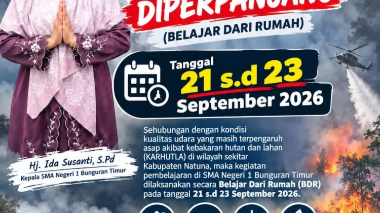 SMAN 1 Bunguran Timur Perpanjang BDR