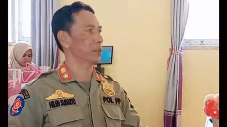 Satpol PP Pantau Keamanan SMPN 3 Bunguran Timur