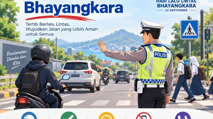 22 September Diperingati sebagai Hari Lalu Lintas Bhayangkara