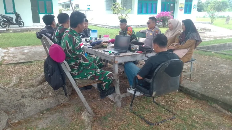 Babinsa Pulau Laut Perkuat Sinergi Instansi