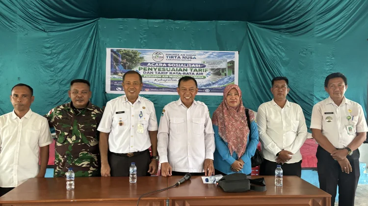 Perumda Tirta Nusa Natuna Gelar Sosialisasi Penyesuaian Tarif Air di Sedanau