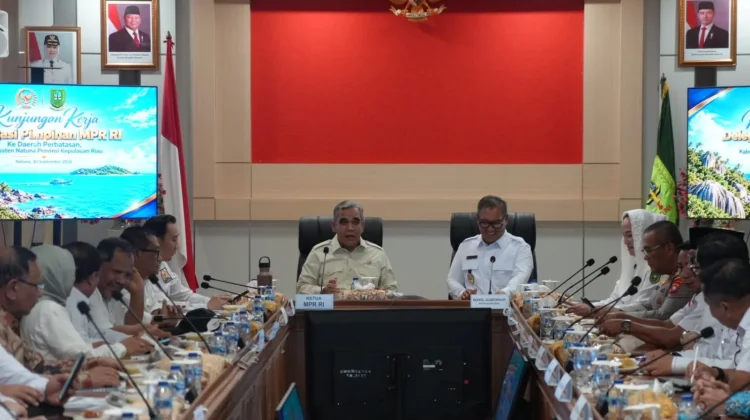 Ketua MPR RI, Ahmad Muzani melakukan kunjungan kerja ke Kabupaten Natuna